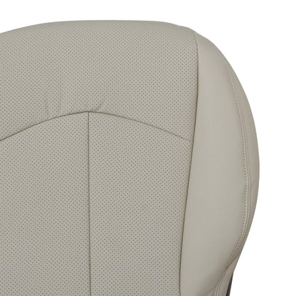 For 2003-2009 Mercedes Benz E63 E280 E300 E320 E350 E500 E550 Driver Bottom & Top PERFORATED Leather Seat Cover Light Tan