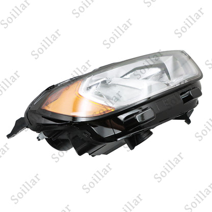 LED DRL Headlight Fits Ford EcoSport 2018-2022 Passenger Side Halogen With Bulbs