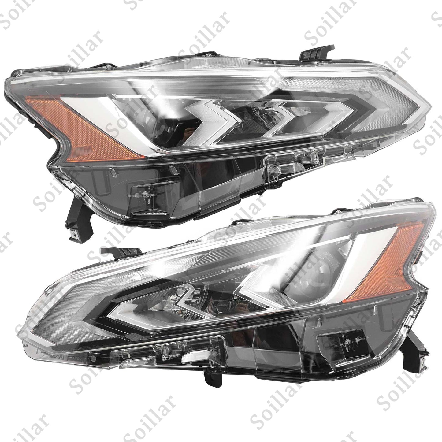 New Pair For Nissan Altima 2019 2020 2021 2022 Headlight Assembly L + R Full LED