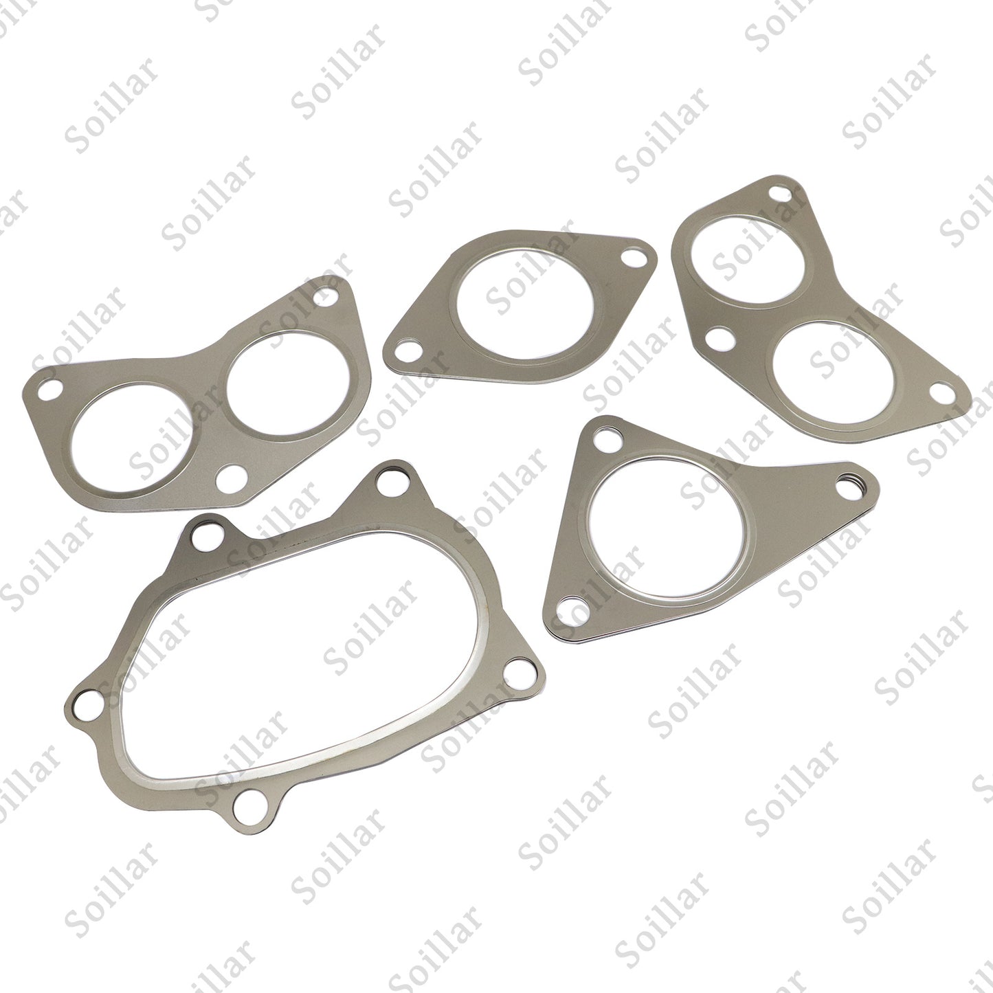 For Subaru Impreza WRX STi GT TURBO Up Down Pipe Exhaust Manifold Gasket SET