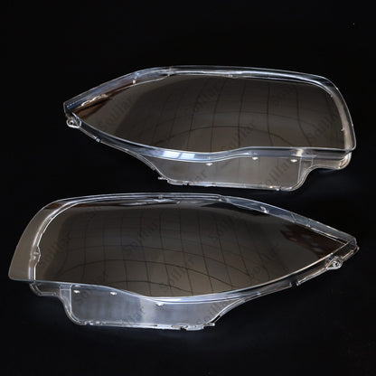 For BMW E81 E82 E87 E88 1-SERIES & 1M 2003-11 Pair Headlight Cover Headlamp Lens
