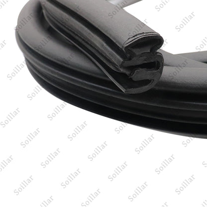 Rubber/Velvet Door Seal Edge Protector Weatherstrip Fit BMW E90 3-Series 05-11