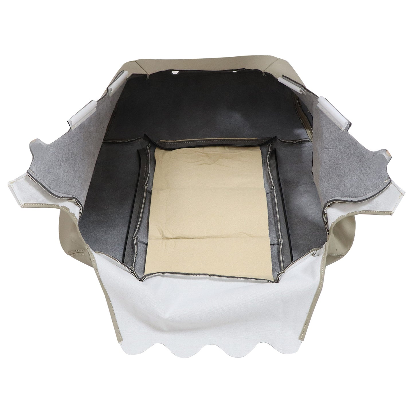 For 2010-2016 Mercedes Benz E200 E250 E300 E350 Passenger Top Replacement Leather Seat Cover Tan