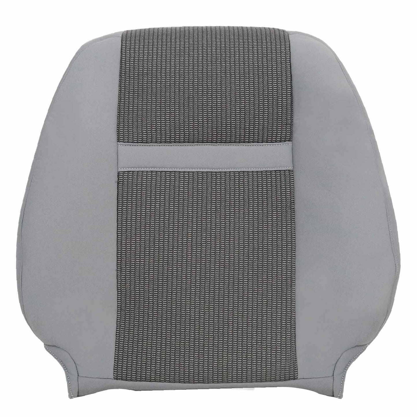 For 2006-2010 Dodge Ram 1500 2500 Front Driver & Passenger Bottom & Top Cloth Seat Cover Light Gray