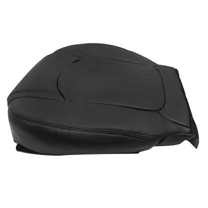 For 2008-2012 Buick Enclave 4-Door Driver Bottom Leather PERF Seat Cover Black