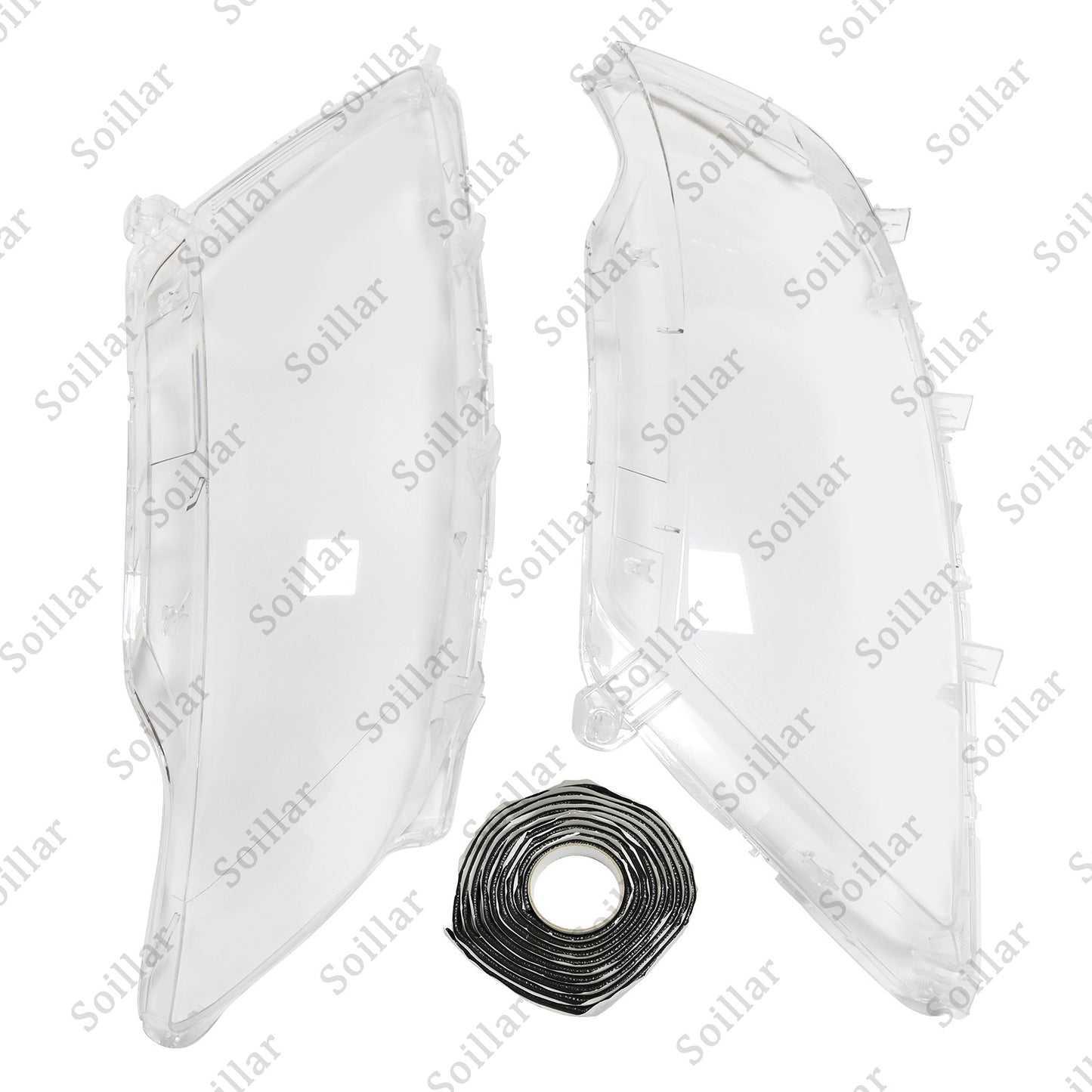 Pair Front Headlight Headlamp Lens Covers Left&Right For Lincoln MKX 2014-2018