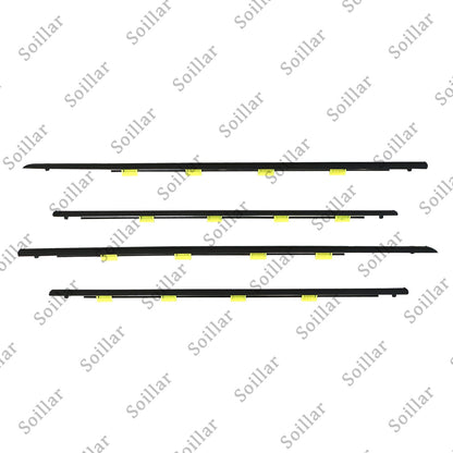 NEW DOOR BELT WEATHER STRIP MOLDING SEAL SET For Honda Civic 4 DOOR 1996~2000