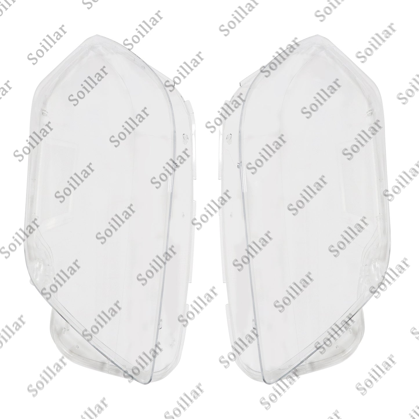 2X Headlamp Headlight Lens Cover LH+RH For Mercedes-Benz GL-Class X166 12-16
