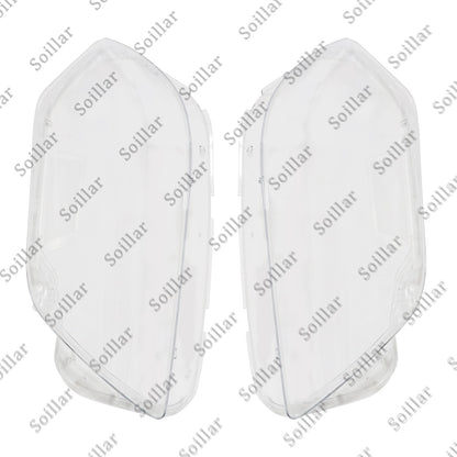 2X Headlamp Headlight Lens Cover LH+RH For Mercedes-Benz GL-Class X166 12-16