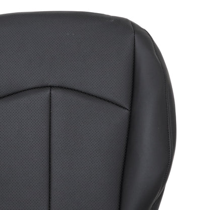 For 2003-2009 Mercedes Benz E63 E280 E300 E320 E350 E500 E550 Driver Bottom & Top PERFORATED Leather Seat Cover Black