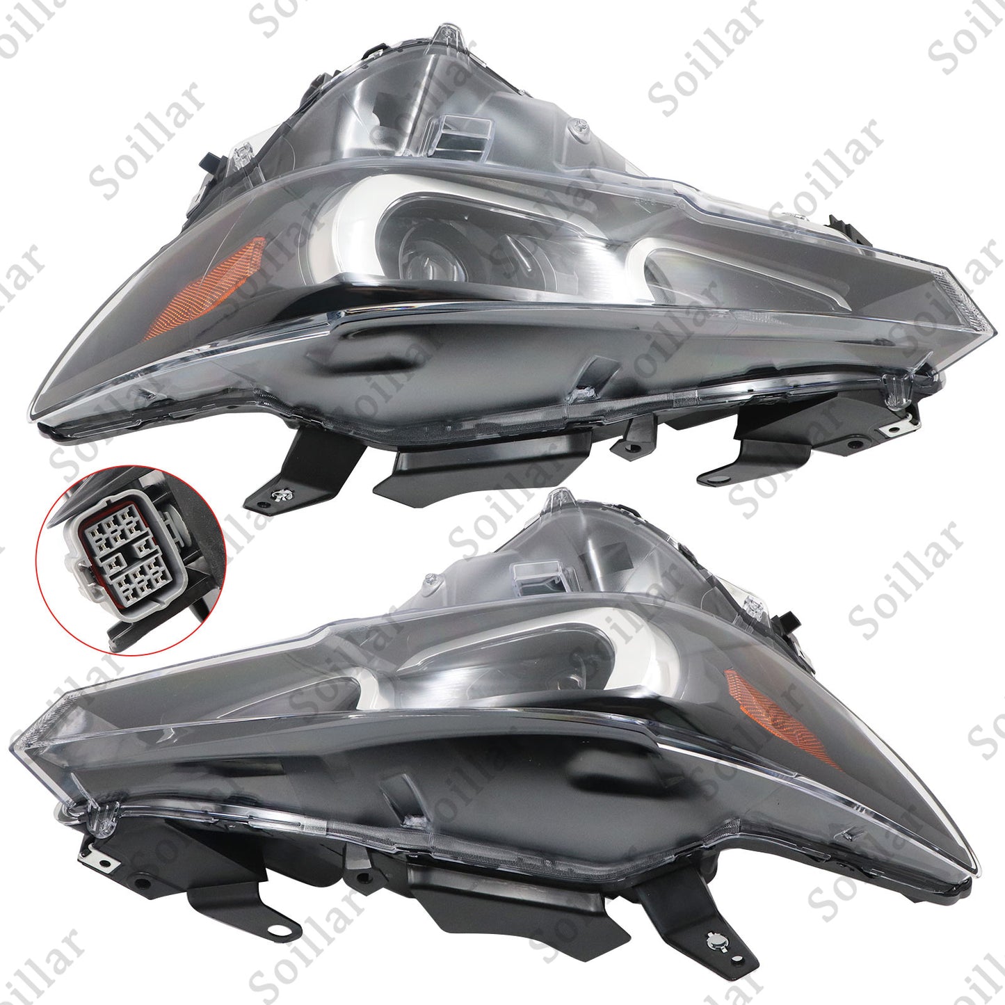 2Pcs For 2022-2024 Mazda CX-5 Non-AFS Model Full LED Left + Right Side Headlight