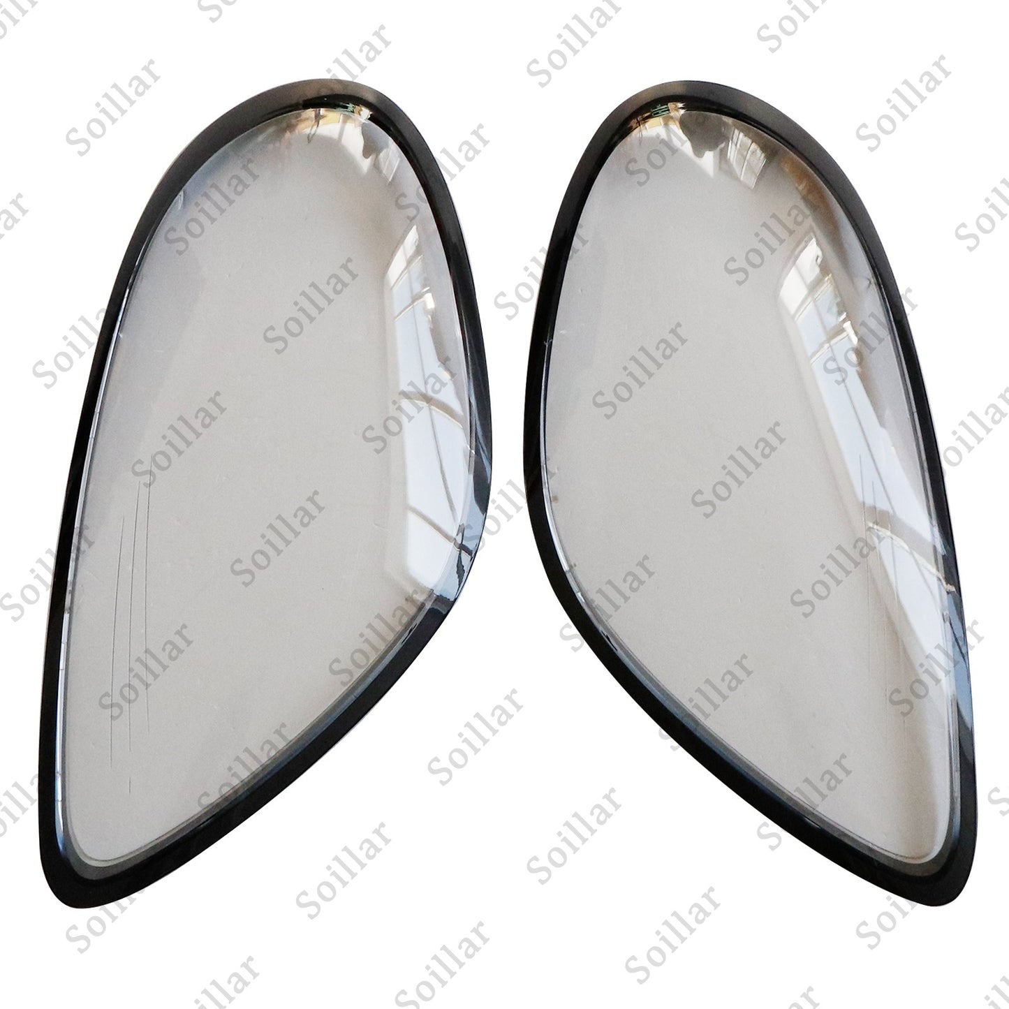 2x Car Front Headlight Lens Cover Shell For Porsche Boxster Cayman 981 2014-2016