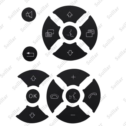 FOR 2007-14 Mercedes Benz Repair Button DOOR Steering A/C Window Radio Stickers
