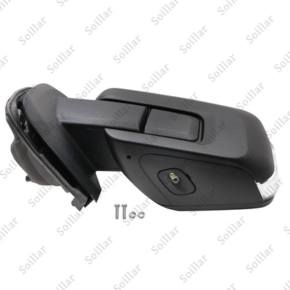 Driver Left Side Mirror with BLIS and Light Manual Fold FOR Ford F-150 2021-2025