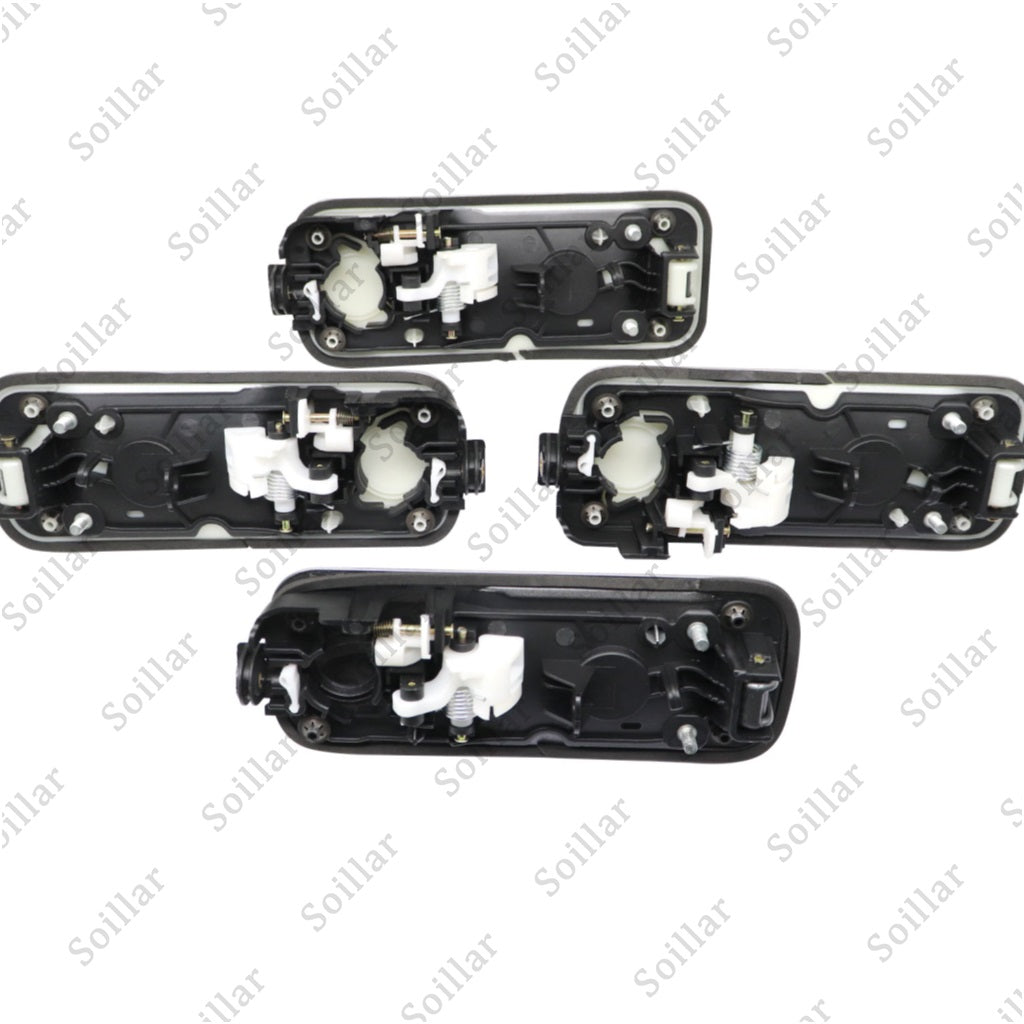 4Pcs Fits 2015-2020 Ford F-150 F150 Ingot Silver Door Handles Front and Rear Set
