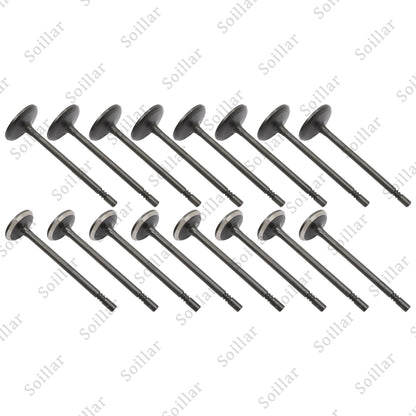 8pcs Intake+8pcs Exhaust Valves Fit 00-14 Ford Mercury Lincoln 4.6 5.4L 16V