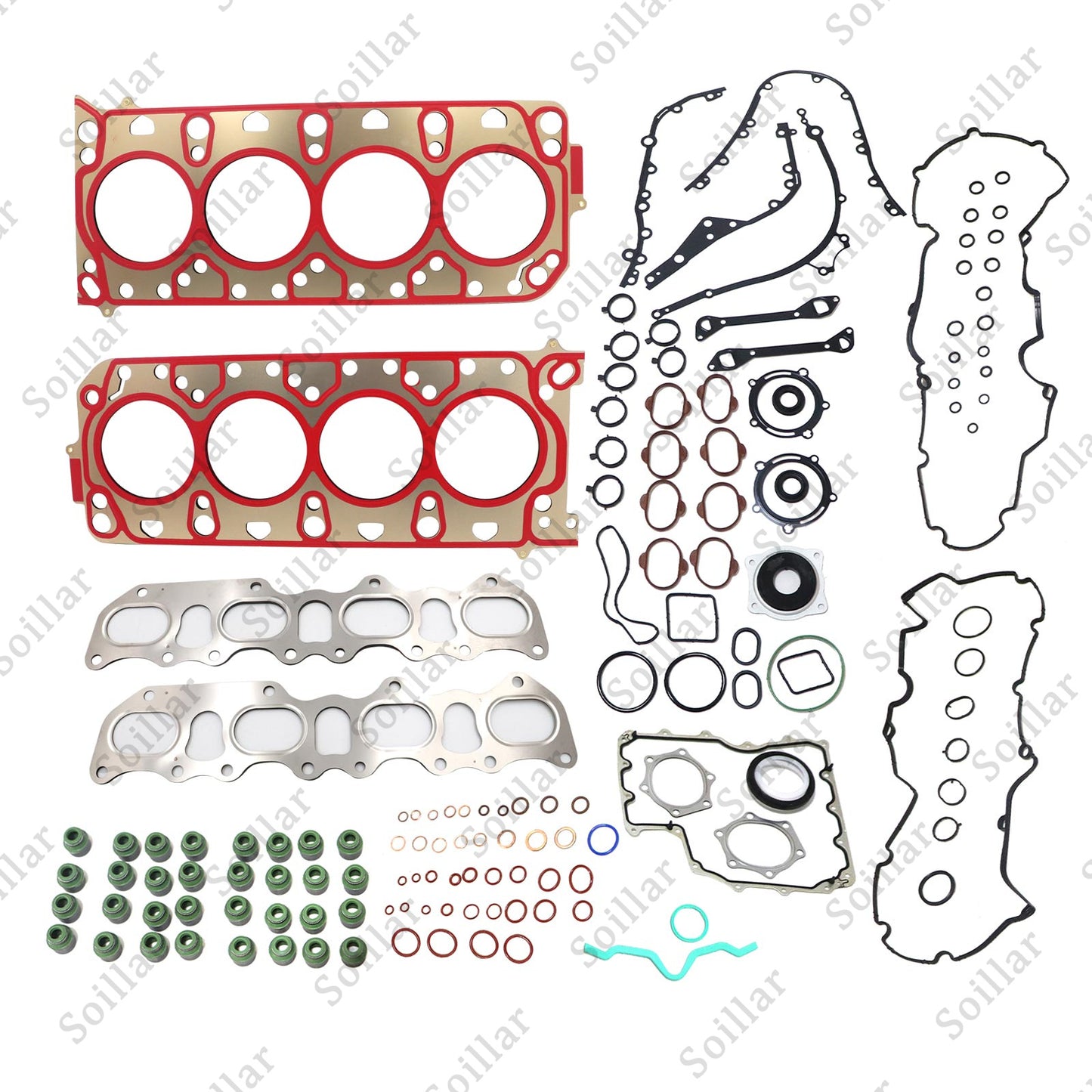 Engine Overhaul Rebuild Gasket Kit Fits Porsche Cayenne Panamera S GTS 4.8L V8