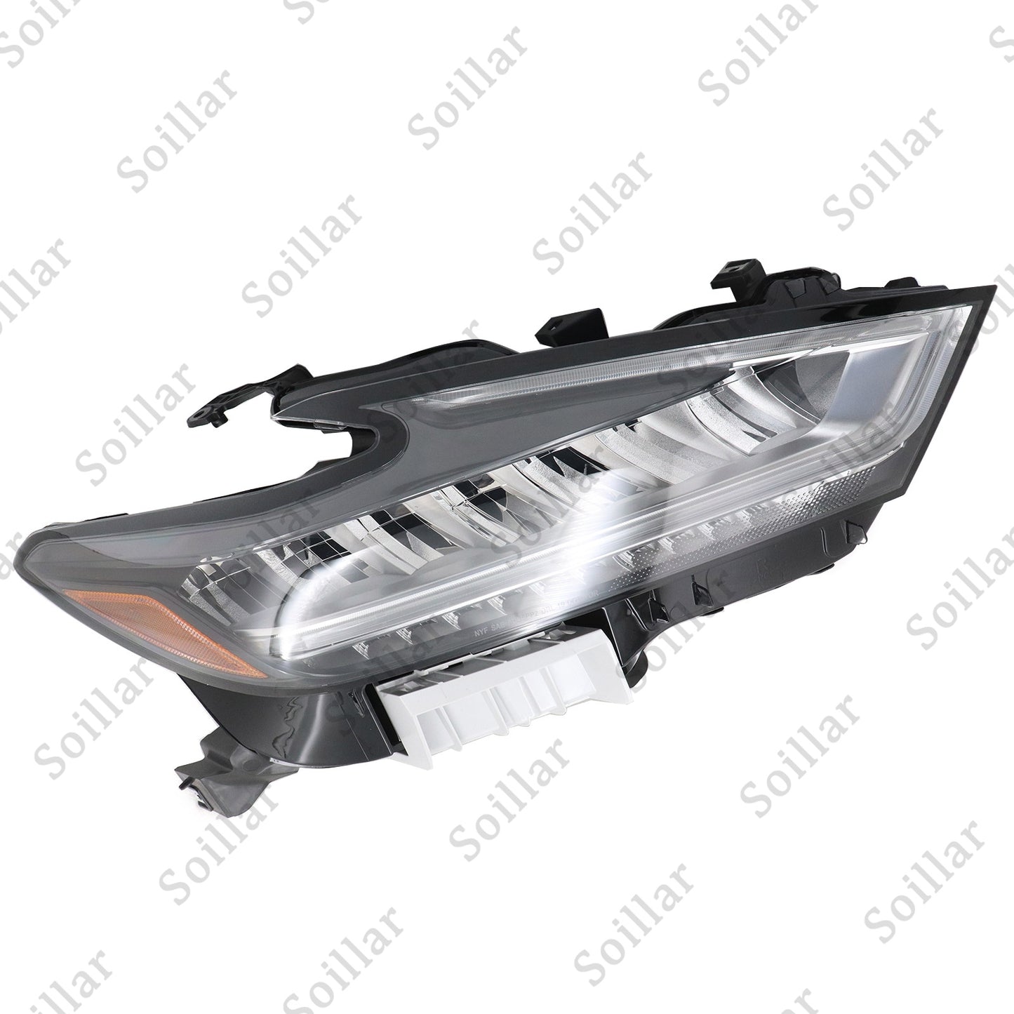 For Nissan Maxima 2019 2020 2021 Headlight LED Housing Chrome Passenger RH Side