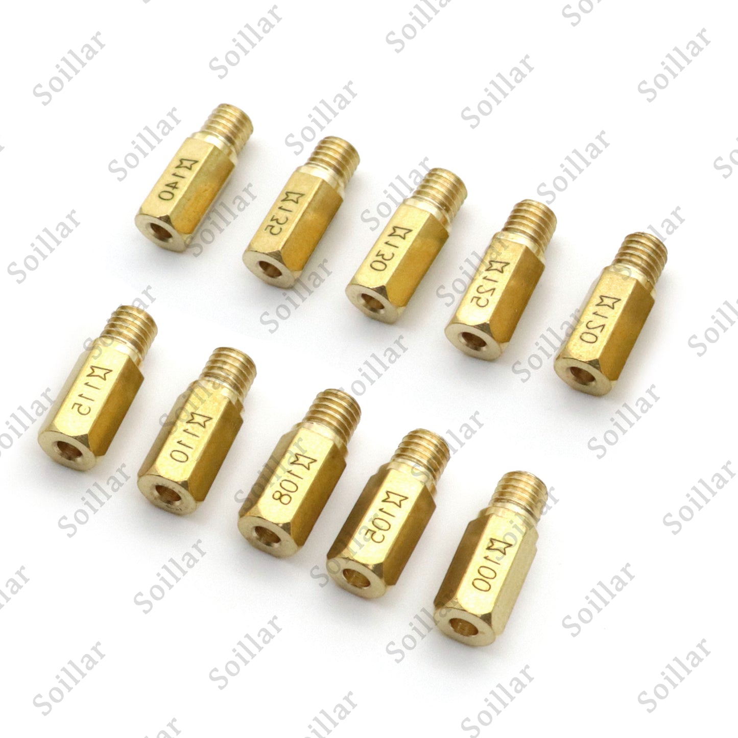 Carburetor 10Pc Slow Jets/Pilot Jet Kit+30Pc Main Jets For PWK Keihin OKO Carbs