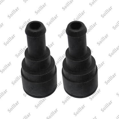 2pcs Heater Core Coolant Hose Connector for Cadillac Chevrolet Tahoe GMC Buick