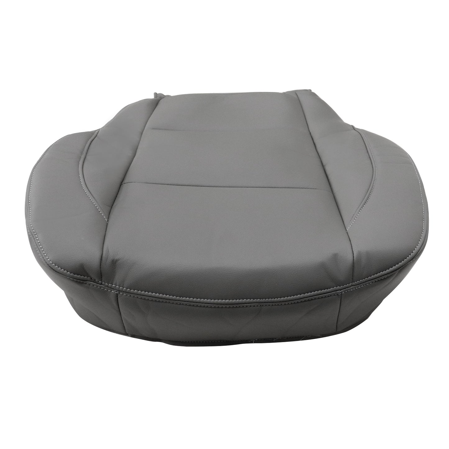 Driver Bottom Leather Seat Cover Gray For Nissan Titan 2005-2015 Replacement
