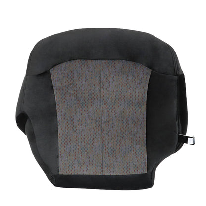 For 1999-2002 Chevy Silverado Driver & Passenger Bottom Cloth Seat Cover Dark Gray
