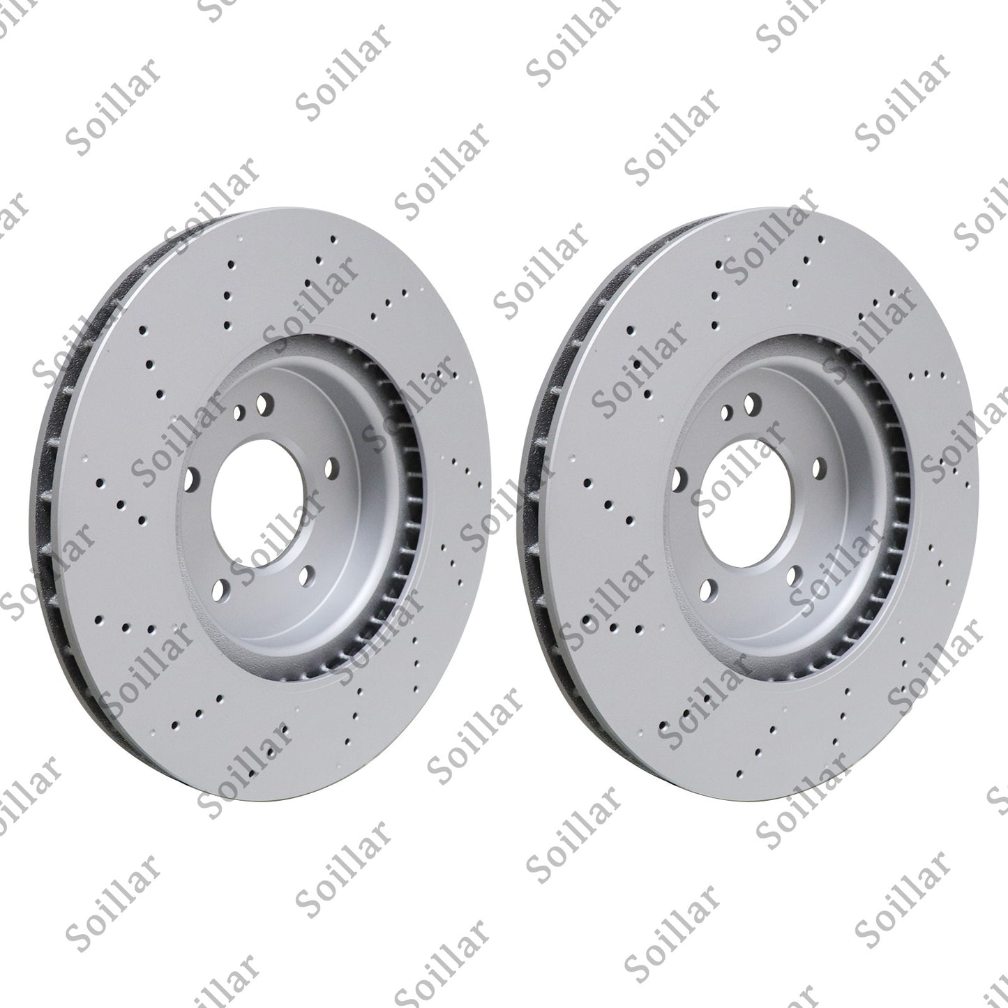 2Pcs Rear Brake Discs Rotors 4634230000 for Mercedes Benz G63 463 19 - 23