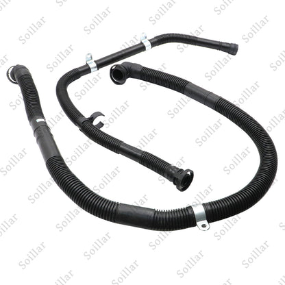 2PCS Air Pump Connecting Hose For VW Golf Jetta AWD AWW AUDI TT AWP 1.8T
