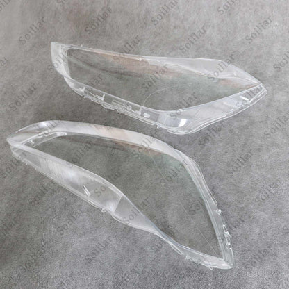 Pair Clear Headlight Lens Cover For Maserati Ghibli 4-Door 2014-2018 2019-2022