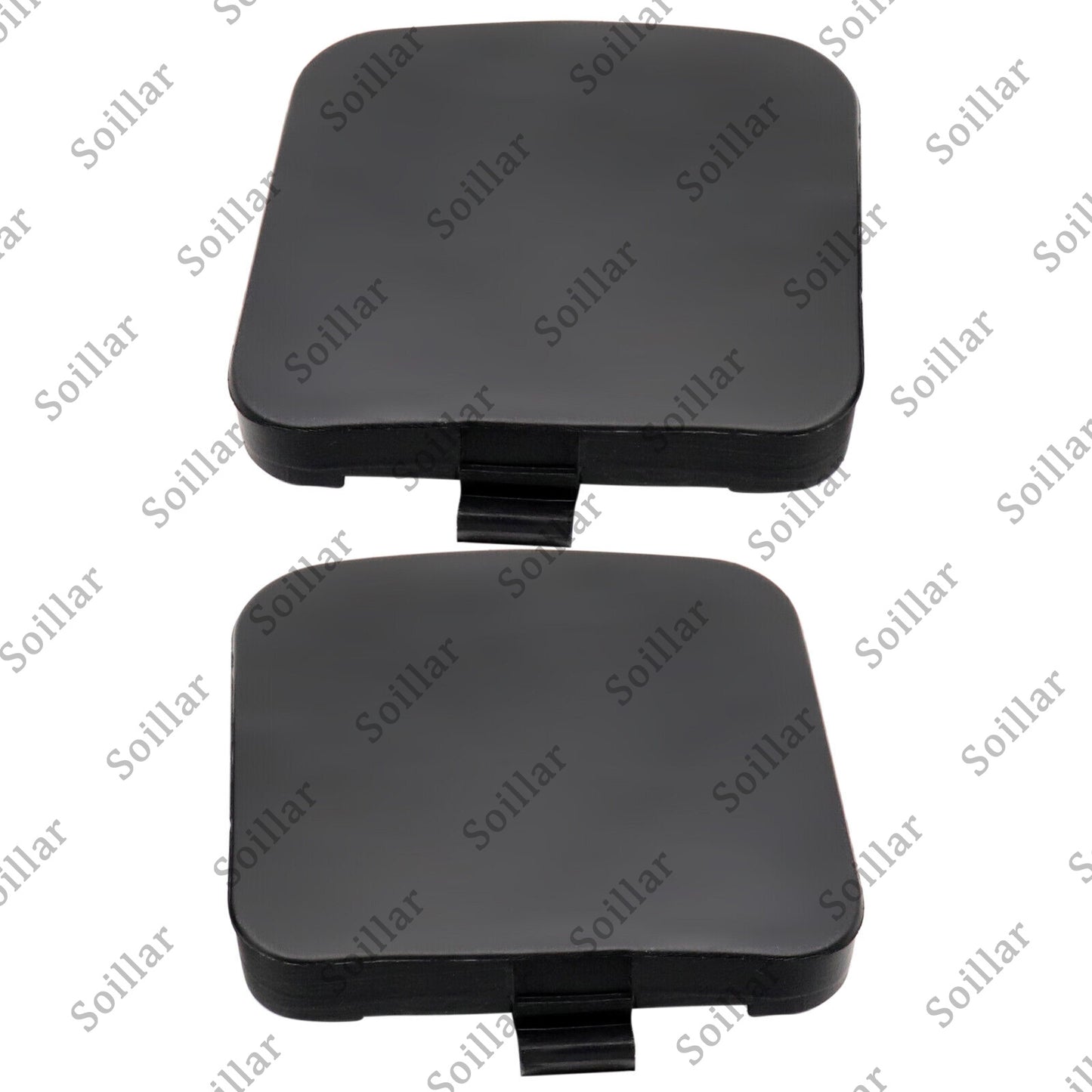 2pcs Tow Hook Covers Front Bumper Right Left Cap For Toyota RAV4 2009-2010 New