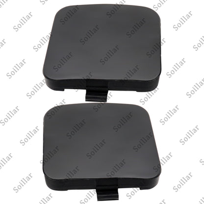 2pcs Tow Hook Covers Front Bumper Right Left Cap For Toyota RAV4 2009-2010 New