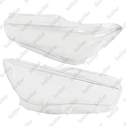 Headlight Pair Headlamp Lens Cover For Infiniti Q50 2014-2021 Front Left Right