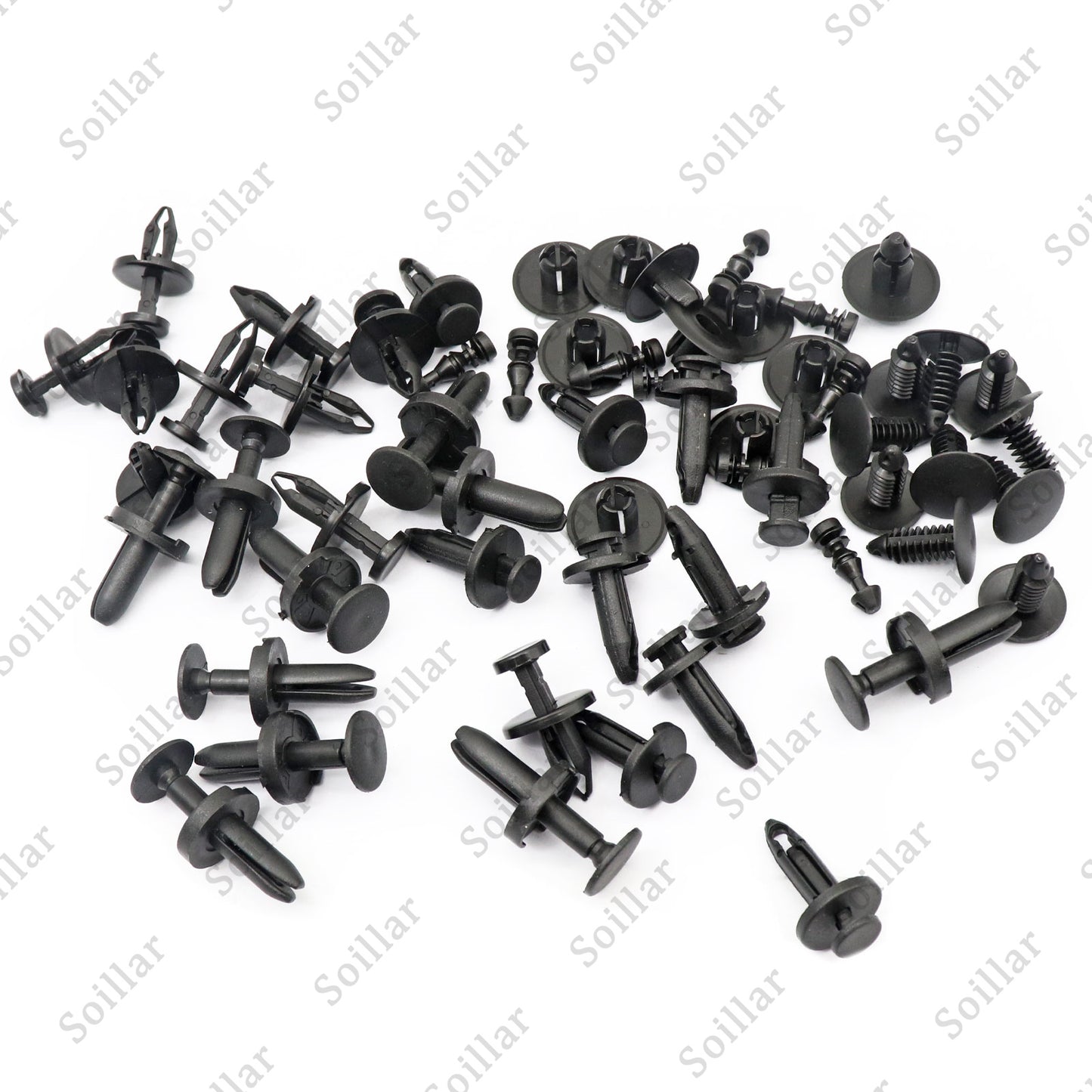 50 Clips For Dodge Charger Bumper Fender Fascia Retainer Fastener Push Rivet Kit
