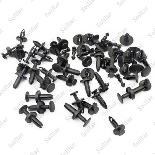 50 Clips For Dodge Charger Bumper Fender Fascia Retainer Fastener Push Rivet Kit