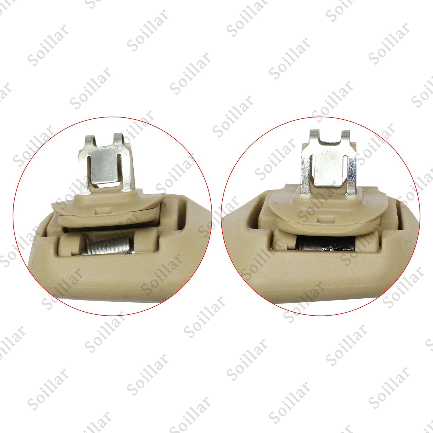 Beige Front Rear Top Pull Grab Handle 74610-53030 For LEXUS IS250 IS350 IS300