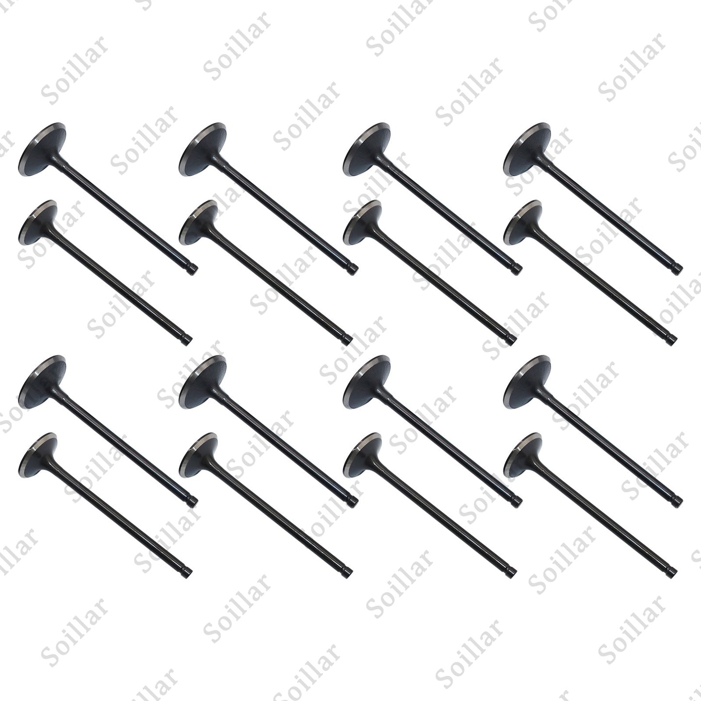 Intake Exhaust Valves Fits Ford Mazda Mercury 2.0L 2.3L 2.5L DOHC 16V