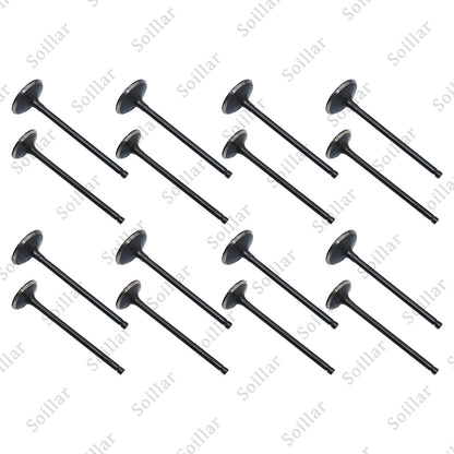 Intake Exhaust Valves Fits Ford Mazda Mercury 2.0L 2.3L 2.5L DOHC 16V