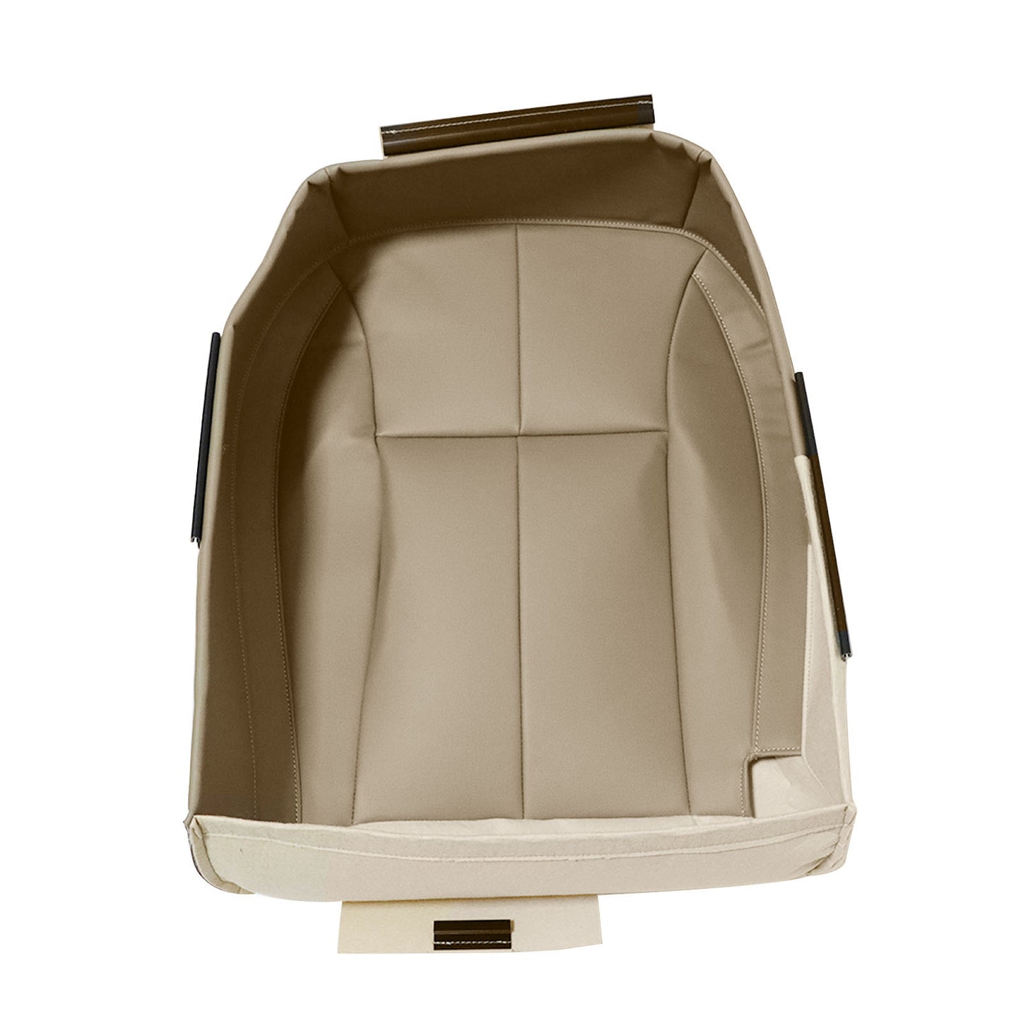 For 1999-2004 Jeep Grand Cherokee Front Driver & Passenger Bottom Leather Seat Cover Tan