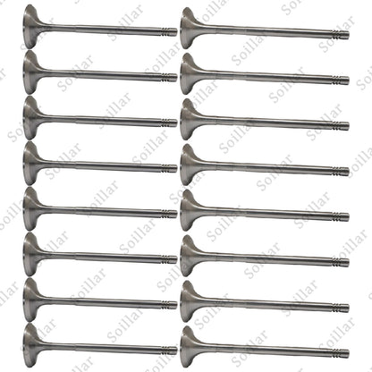 8x Intake Valves + 8x Exhaust Valves For Mercedes M271 W204 W212 C200 C250 E200