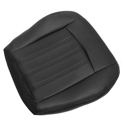 For 2005-2010 Chrysler 300C Driver & Passenger Bottom Seat Cover Black