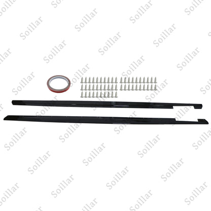 Gloss Black Side Skirt Panel Extension Lip Body for BMW G20 G28 M340i 2019-2024