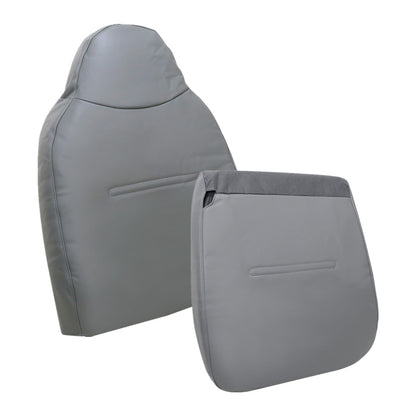 For 2001-2007 Ford F250 F350 F450 Driver-Passenger Bottom-Top Seat Cover Gray