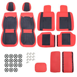 Faux Leather Full Set Car Seat Cover 5 Seat Front Rear Cushion For Toyota C-HR