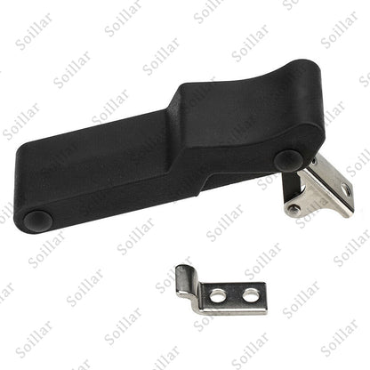 2Pcs Black Sun Visor Fixed-Clip Hook For VW Beetle Passat Golf Jetta 3B0857561B