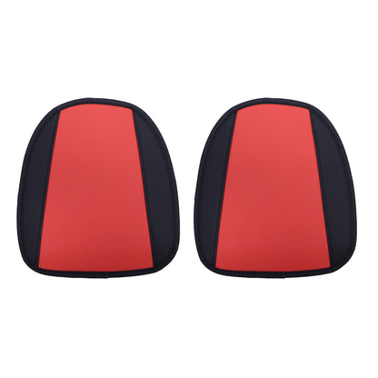 For Toyota 5 Seat Cover Front & Rear PU Leather Waterproof Protector Cushion Red