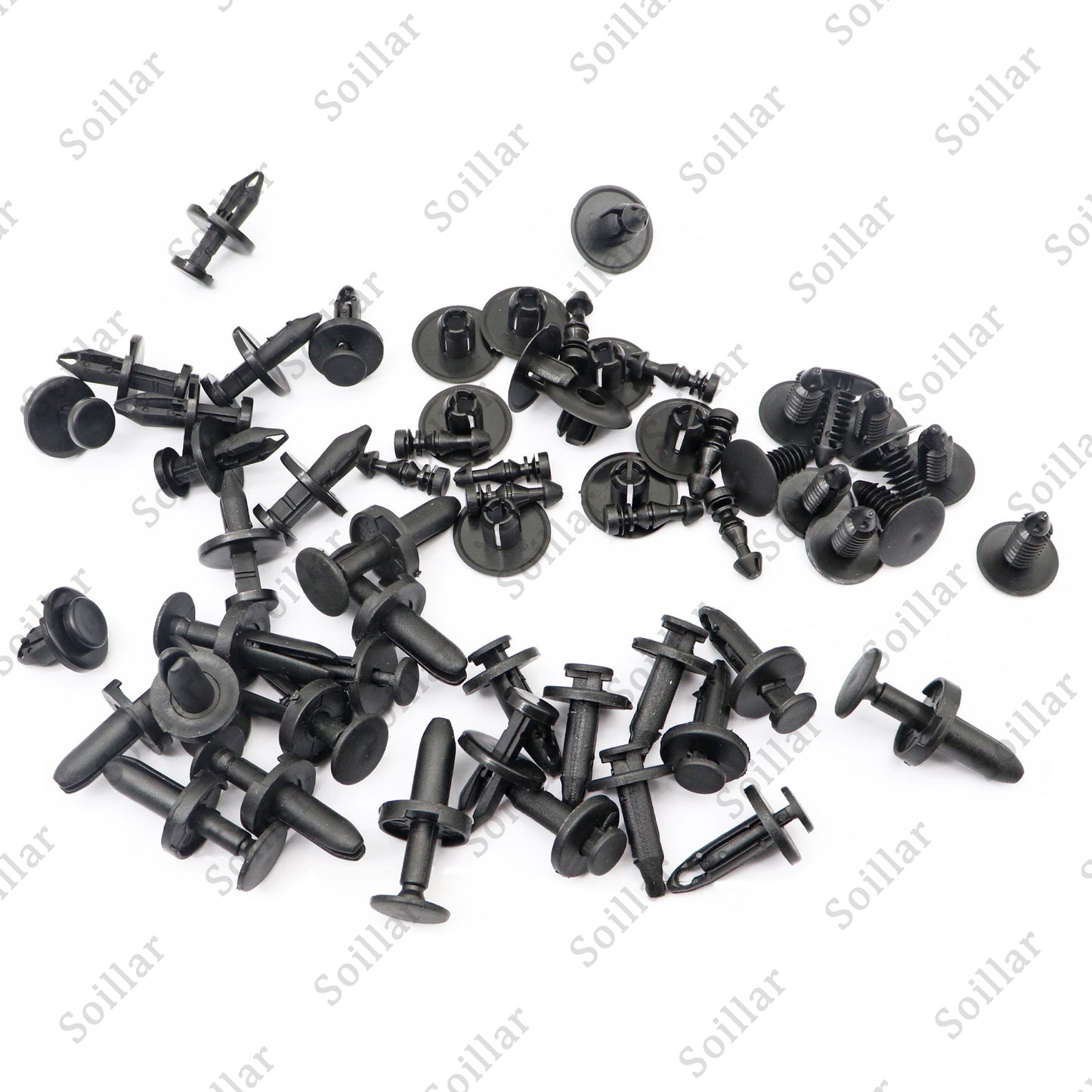 50 Clips For Dodge Charger Bumper Fender Fascia Retainer Fastener Push Rivet Kit