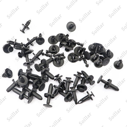 50 Clips For Dodge Charger Bumper Fender Fascia Retainer Fastener Push Rivet Kit