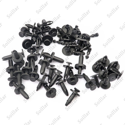 50 Clips For Dodge Charger Bumper Fender Fascia Retainer Fastener Push Rivet Kit