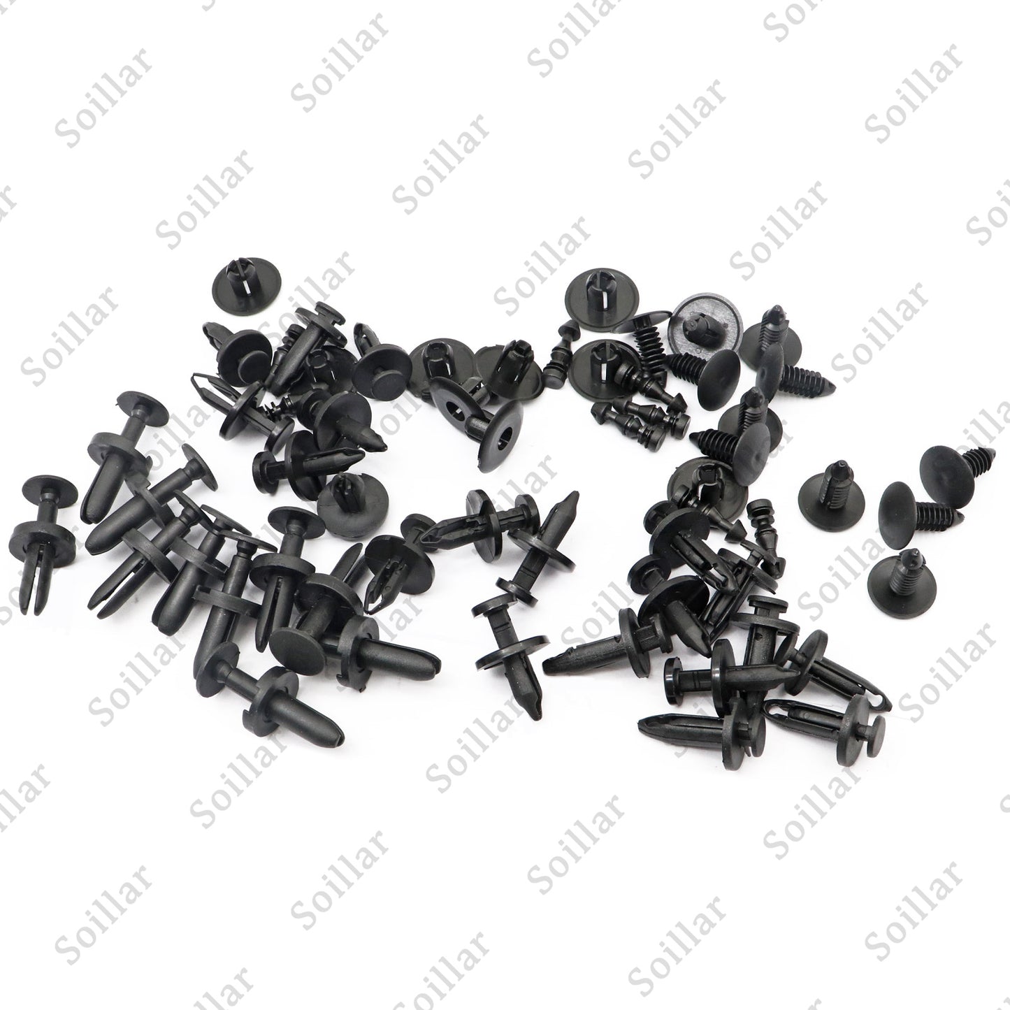 50 Clips For Dodge Charger Bumper Fender Fascia Retainer Fastener Push Rivet Kit