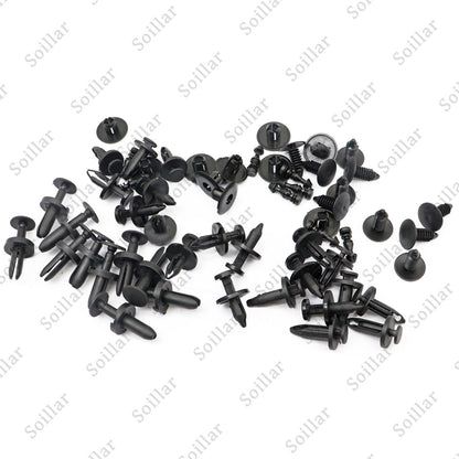 50 Clips For Dodge Charger Bumper Fender Fascia Retainer Fastener Push Rivet Kit